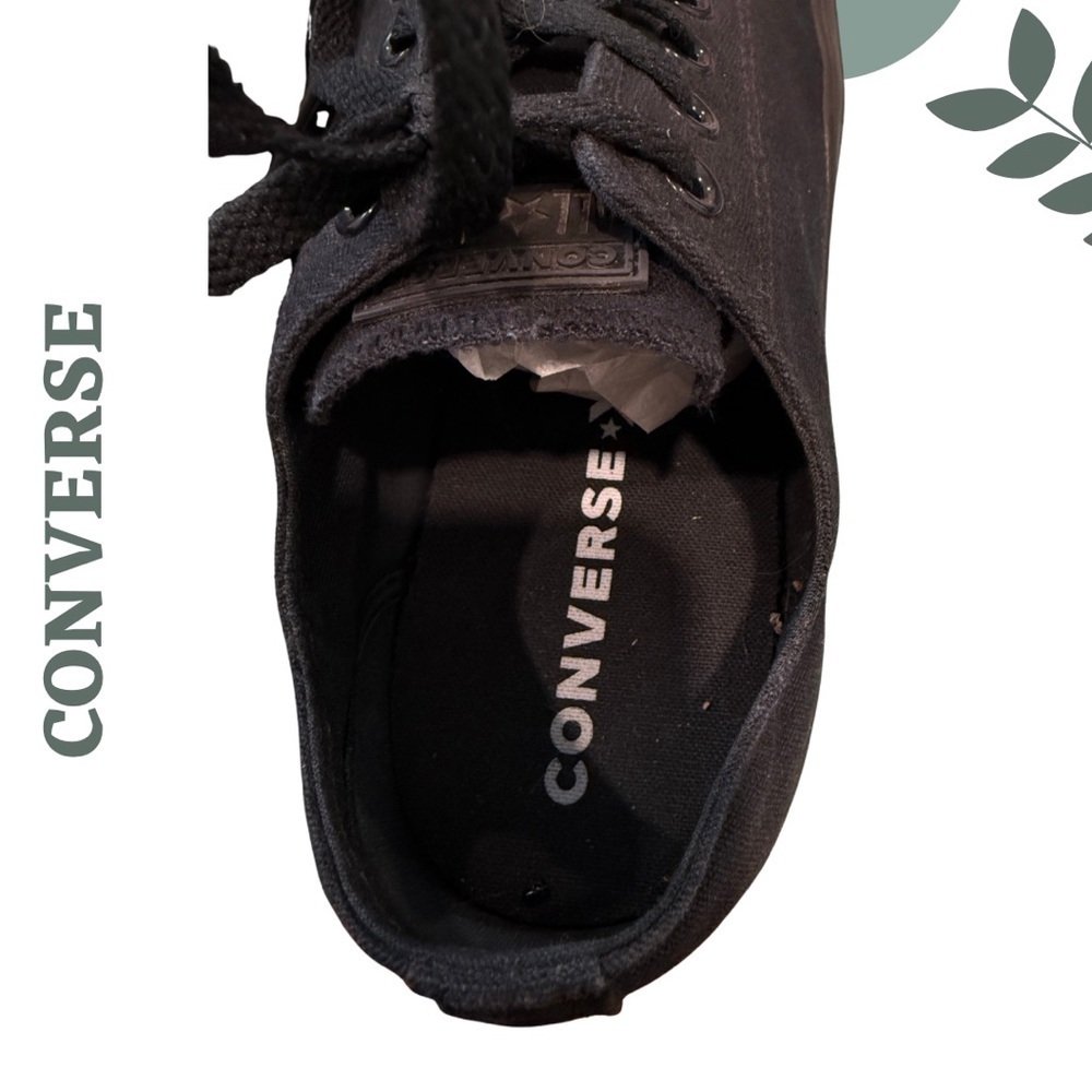 Converse All Star Black Low-Top Sneakers | Men’s 11 - Picture 8 of 10